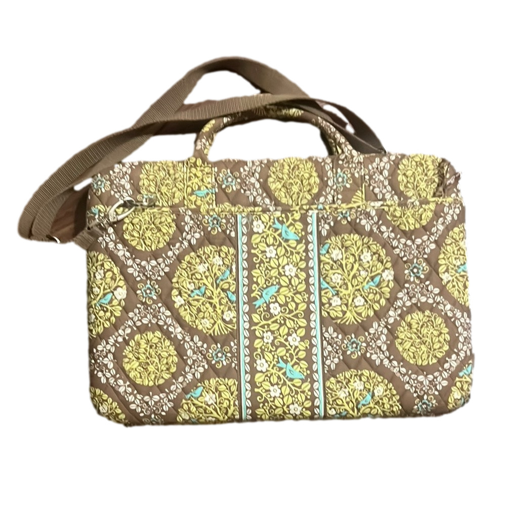 Vera Bradley Sitting in a Tree Retired Pattern Hard-sided Laptop Case 15" EUC